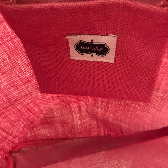 Pink palm tree 🌴 sequin beach bag - Picture 5 of 5